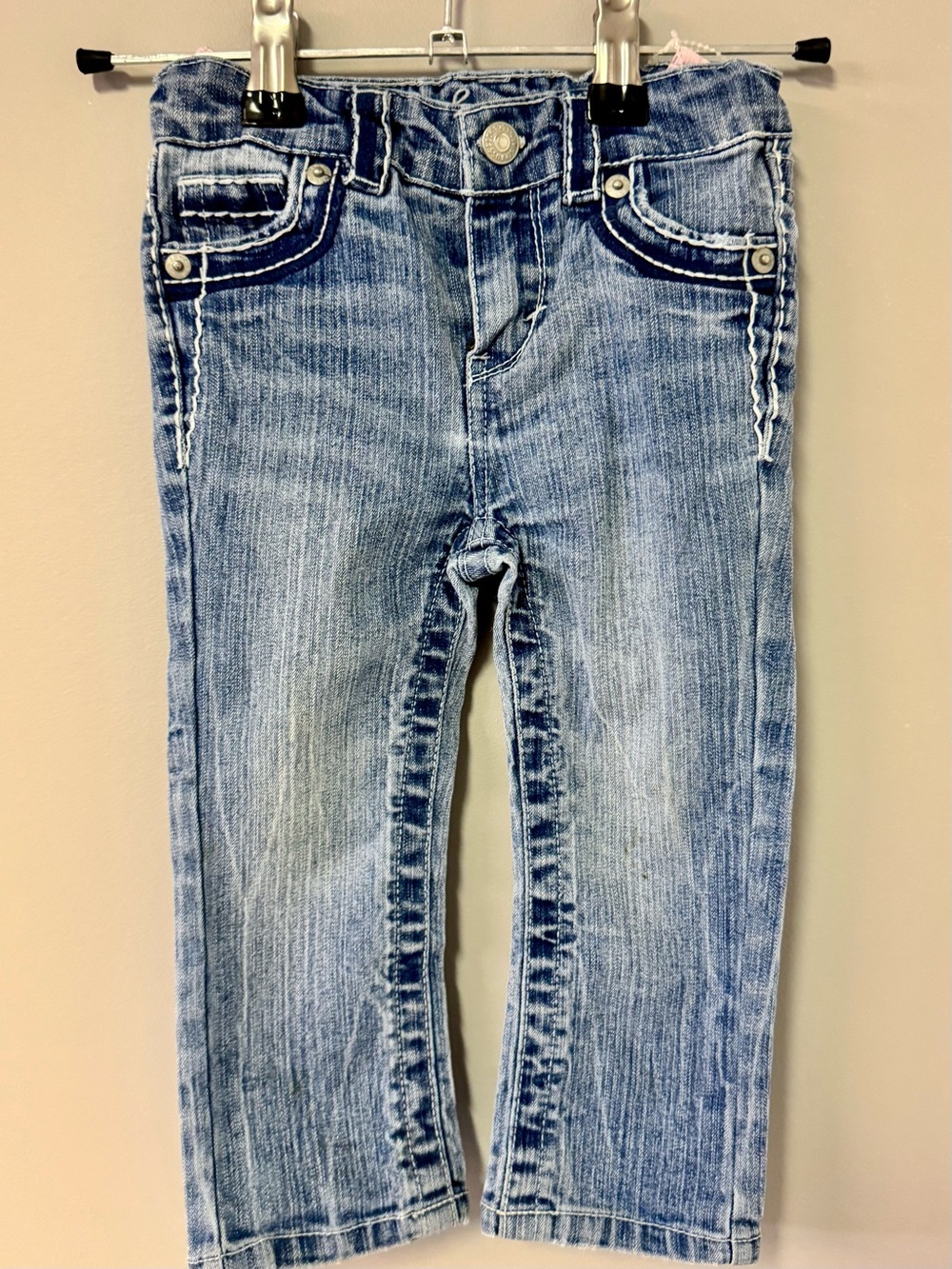 Levi's Kids Light Blue Washed Straight Jeans